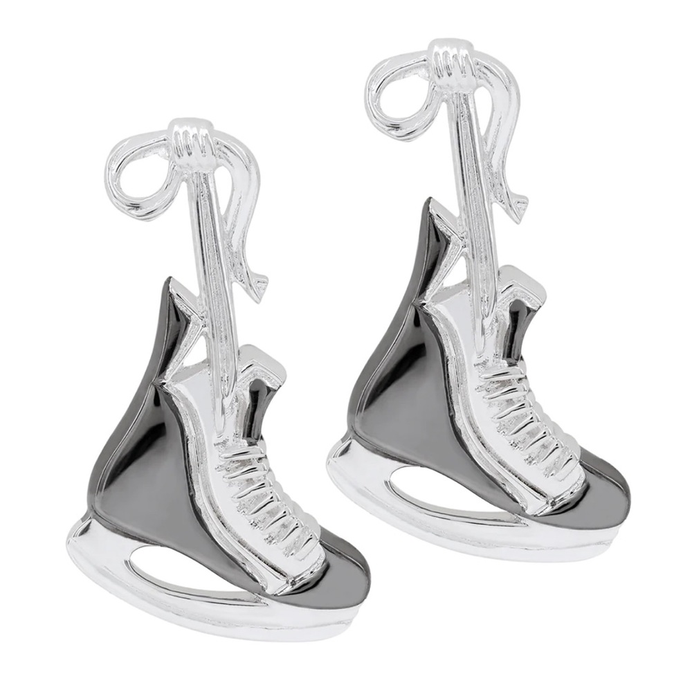 Sterling earrings Winter Themed Ice Skates NEW